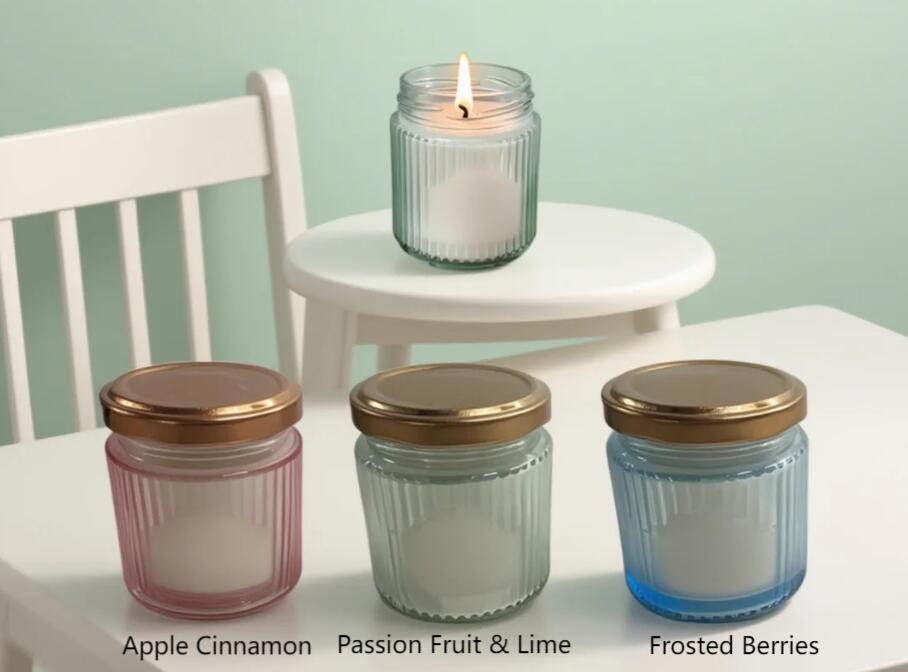 Glass Jar With Lid Candle